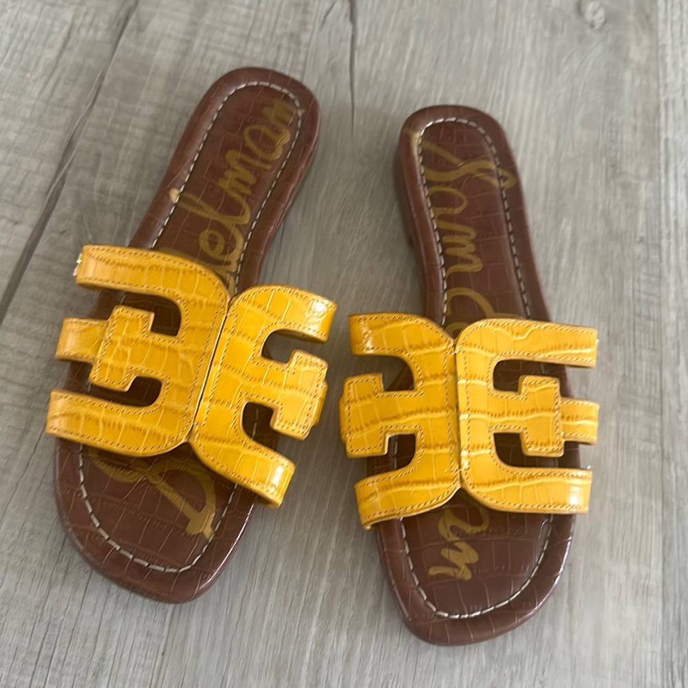 Sam Edelman leather sandal slides